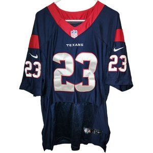 Arian Foster Houston Texans Nike Football Jersey Mens 48 Blue Stitched Authentic
